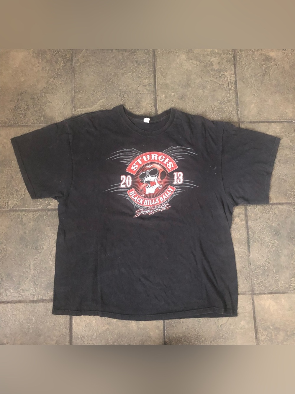 2013 Sturgis Black Hills Ralley South Dakota Shirt Size Men’s XL Skulls